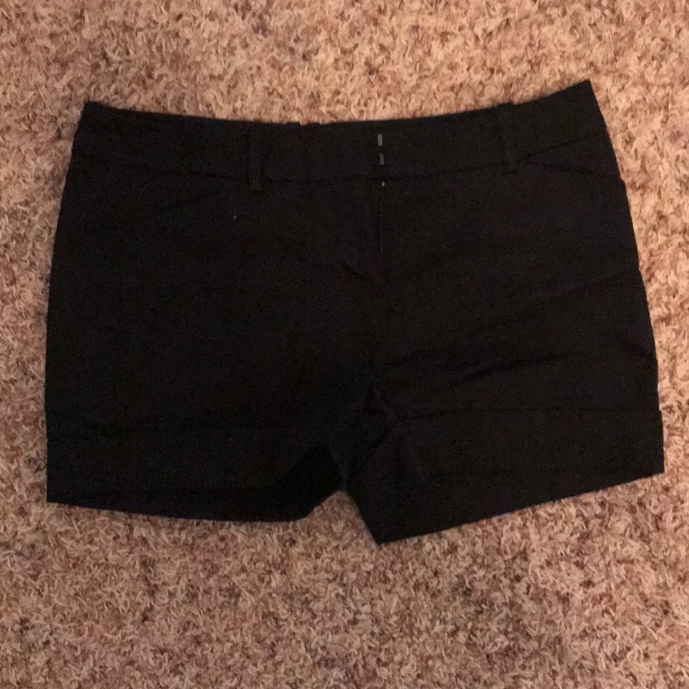 Black shorts size 4